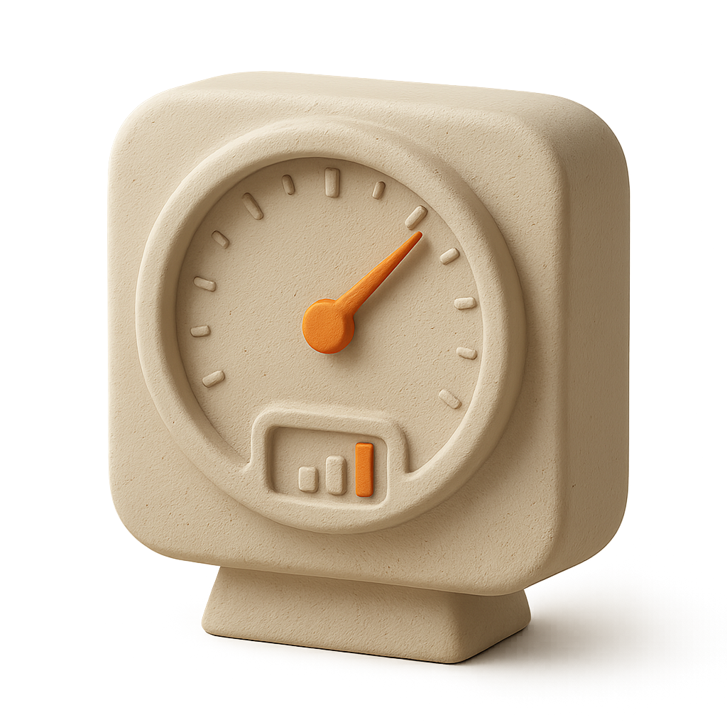 Metrics dashboard showing device telemetry graphs