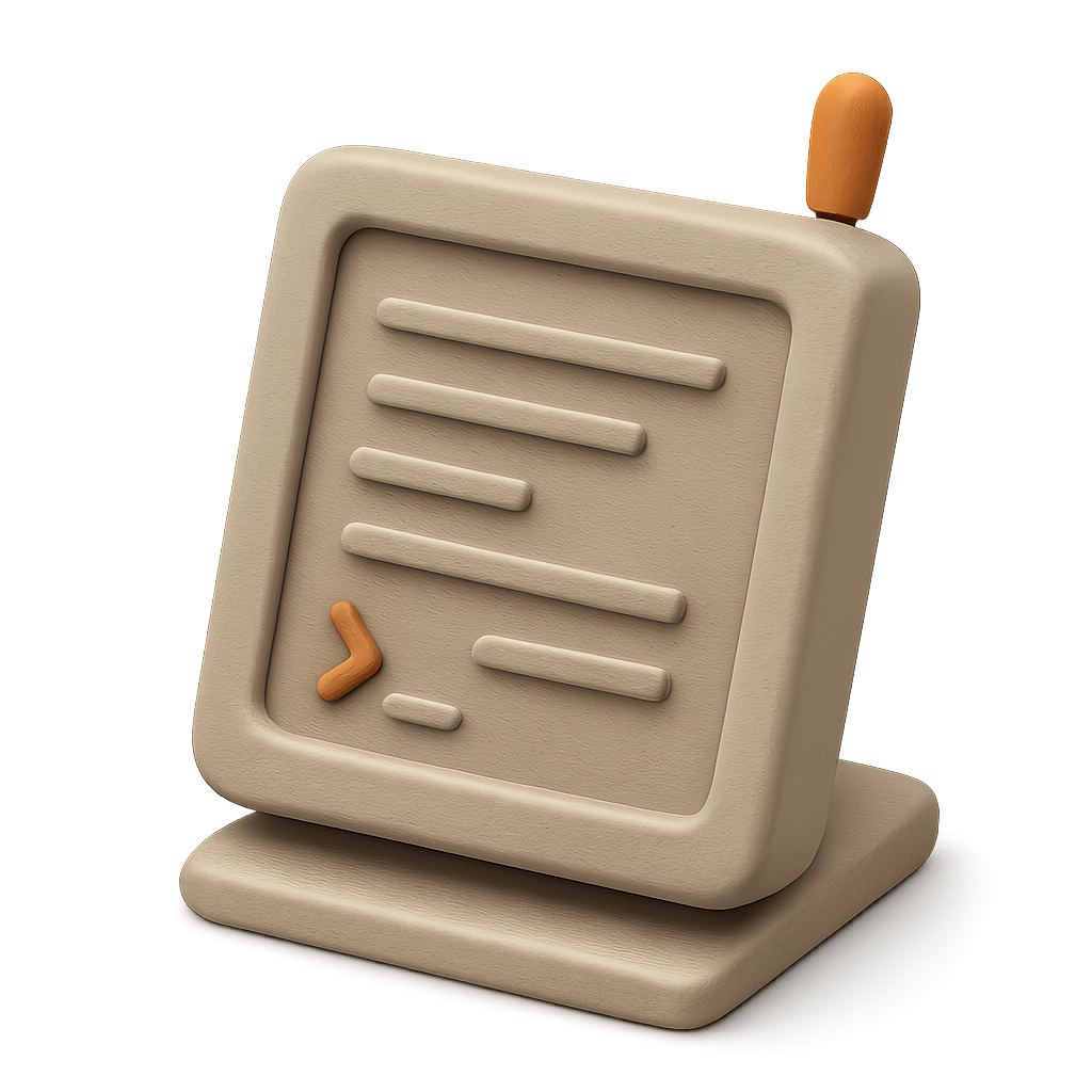Wireless signal with log lines representing device log streaming